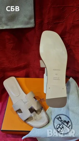 Дамски Чехли "HERMES", снимка 8 - Чехли - 55338882