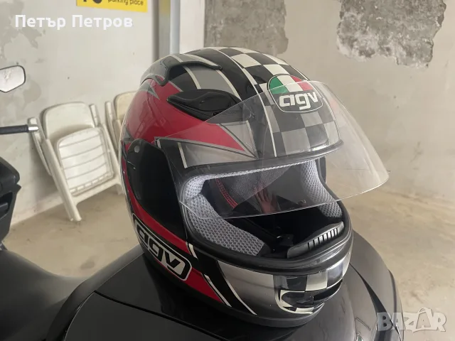 Мото-каска  AGV xl, снимка 4 - Мотоциклети и мототехника - 55616029