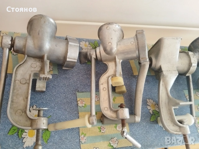 Ръчни мелачи за месо от СССР, България.Китай., снимка 11 - Други - 54534876