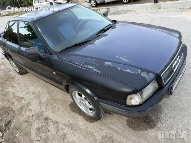 audi 80 b4 1.6 70к.с. КЛИМАТИК / ГАЗ - бензин - цена 1000 евро   - колата e с подновена регистрация , снимка 9 - Автомобили и джипове - 54919150