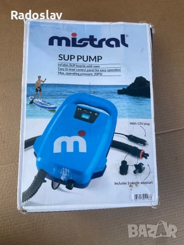 Електрическа SUP помпа Mistral за гребане в изправено положение 12V 20 PSI