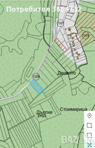Продавам парцел с.Плана на 25км от София, снимка 2 - Парцели - 54648893