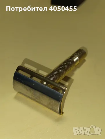 Две класически бръсначки (safety razor) – Gillette + Soluna, снимка 4 - Антикварни и старинни предмети - 55475674