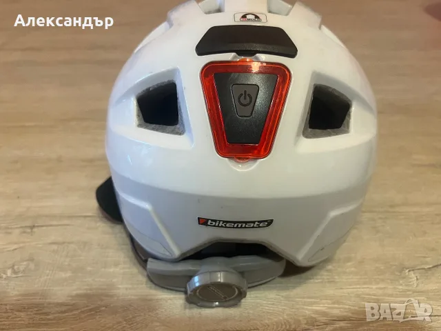 Каска с вградена LED светлина Bikemate SP55.3 Размер S , снимка 3 - Велосипеди - 55571591
