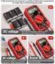 ANENG SZ308 Цифров мултицет AC/DC токметър, измервател на напрежение и съпротивление с LCD екран, снимка 7