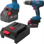 Адаптер Milwaukee към BOSCH M-B (Батерия на M18 Milwaukee за уред на BOSCH), снимка 1