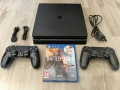 PlayStation 4 Slim 1TB + 2 джойстика + Бонус игри | Софтуер 8.00, снимка 1