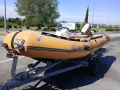 Продавам Лодка Rib-Bat 4,5м дълга, с конзола, волан, червяк и жила, внос от Италия, снимка 6