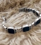 Продавам поръчкова сребърна гривна с черен Оникс, снимка 10