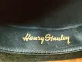 Старо английско мъжко бомбе "Henry Stanley" шапка цилиндър, снимка 4