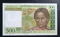 Мадагаскар.
500 франка.
1984 година. UNC, снимка 1