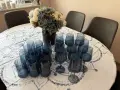 Стъклени чаши за вино 490 мл, 10броя, Matte Blue, 10броя за вода/безалкохолно, снимка 6