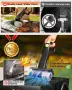 SAKER Electric Grill Brush HK05E-B – безжична почистваща четка за скара с LED фенер и 3 глави, снимка 8