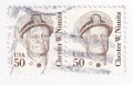 Пощенска МАРКА СКОТ 1869 "Адмирал Честър У. Нимиц" 50 ЦЕНТА 1985, снимка 1