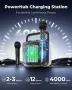 Bluetooth караоке машина SD-516 с 2 микрофона, 10W, DJ светлина, USB/AUX, снимка 2