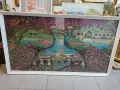 ОГРОМЕН СОЦ.КОВЬОР С ПАУНИ УНИКАТ РАМКИРАН, снимка 6