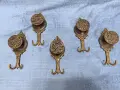 закачалки месингови 5 бр. , снимка 1