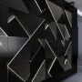 Светещи 3D панели за стена модел 0042 – гипсов релеф с LED осветление, снимка 3