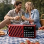 Радио със соларно зареждане JOC-6138REC-S с Bluetooth, мултифункционално и преносимо, снимка 2
