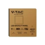 LED Панел 40W 4800lumen V-tac с CREE диоди и 6г гаранция 60×60см за скрит монтаж (за растер) в 4000к, снимка 4