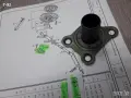 085141181**NEU**VAG**VW**AUDI**ВТУЛКА ЗА АКСИАЛЕН ЛАГЕР НА СЪЕДИНИТЕЛЯ ** , снимка 1