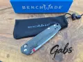 Сгъваем нож Benchmade VALET 485-1, M390.,карбон, снимка 7