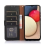 KHAZNEH Кожен Калъф за Xiaomi Poco X8 Pro Max 5G - Личи текстура, RFID защита, С ремък, 4 цвята, снимка 7