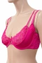 Hunkemöller сутиен - 80D в наситено цикламeно розово с дантела, снимка 2