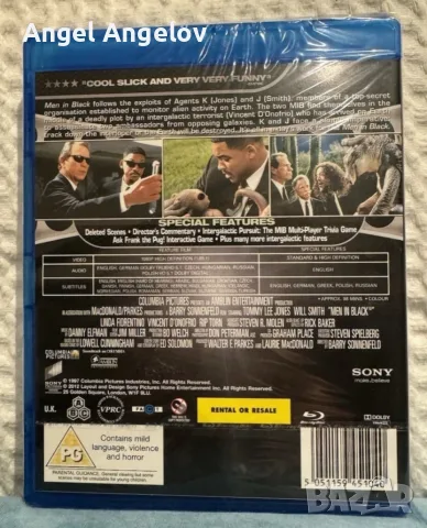 Men In Black (Blu-ray, 2012) BRAND NEW & SEALED, снимка 2 - Blu-Ray филми - 55454072