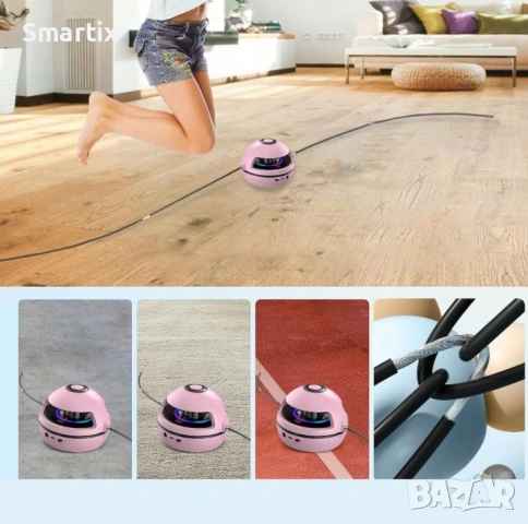 Интелигентно въже за скачане с Bluetooth, брояч и дистанционно – 10 скорости, снимка 2 - Музикални играчки - 54745839