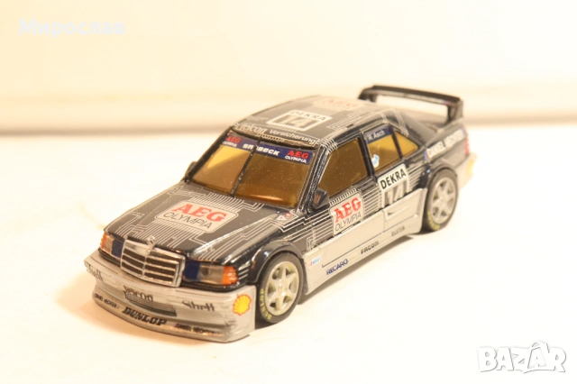 1:43 MINICHAMPS MERCEDES BENZ 190 E EVO КОЛИЧКА МОДЕЛ AMG, снимка 3 - Колекции - 53993089