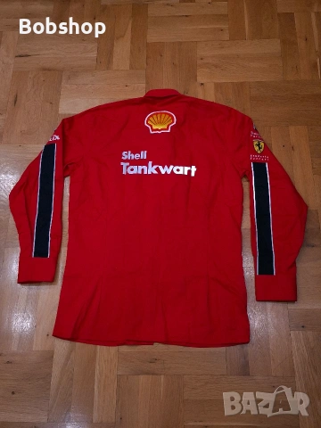 Мъжка риза Scuderia Ferrari Shell Racing, снимка 11 - Ризи - 55127894