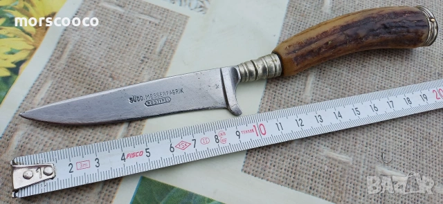 Рядък немски ловен нож -,,Solingen"- Трети райх , снимка 2 - Антикварни и старинни предмети - 54094971
