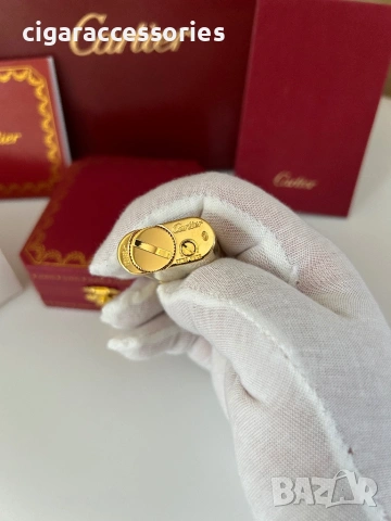 Cartier Panthere запалка с кутия и документи, снимка 2 - Запалки - 54834783