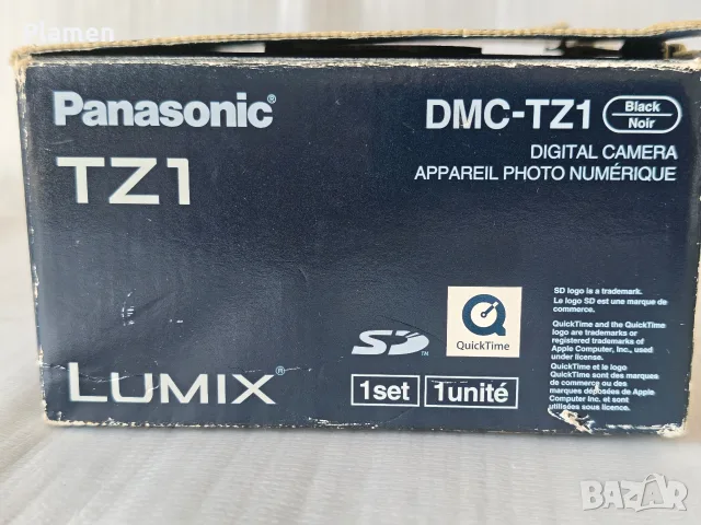 Panasonic Lumix TZ1 пълен комплект , снимка 13 - Фотоапарати - 55341994