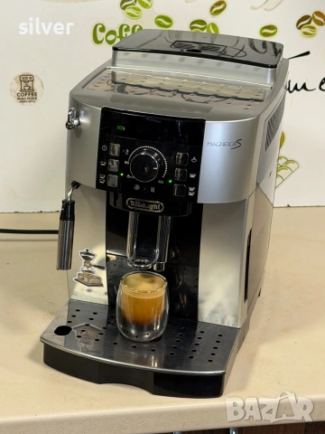 Кафемашина кафе автомат delonghi magnifica S с гаранция, снимка 8 - Кафемашини - 55196318