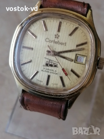CORTEBERT 17 JEWELS - МЪЖКИ МЕХАНИЧЕН , снимка 11 - Антикварни и старинни предмети - 54421996