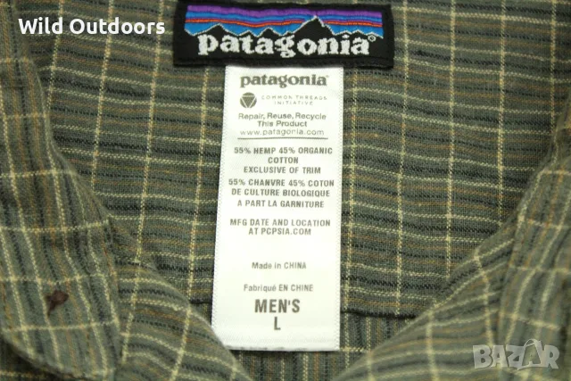 PATAGONIA Back Step Shirt - мъжка риза с къс ръкав, размер L, снимка 5 - Ризи - 55472115