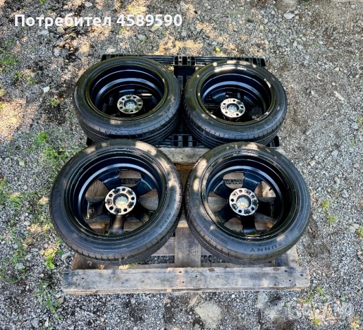 4бр.Алуминиеви джанти 17цола 5x120+НОВИ ГУМИ DOT4924 за BMW E60/E63/E65, снимка 14 - Гуми и джанти - 54933618