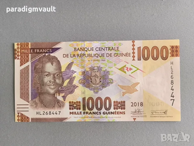 Банкнота - Гвинея - 1000 франка UNC | 2018г.
