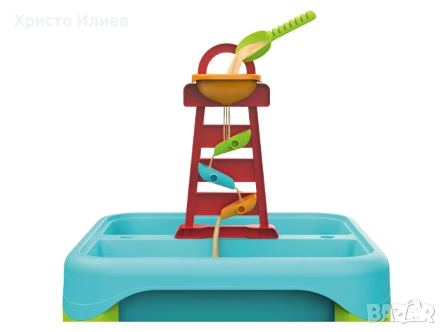Маса за игра с вода и пясък с играчки, снимка 3 - Други - 54499996