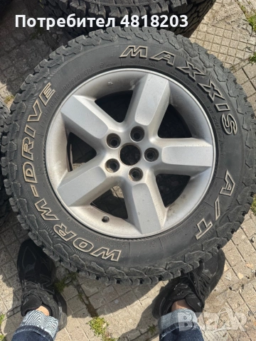 Гуми Maxxis A/T, снимка 5 - Гуми и джанти - 54429452