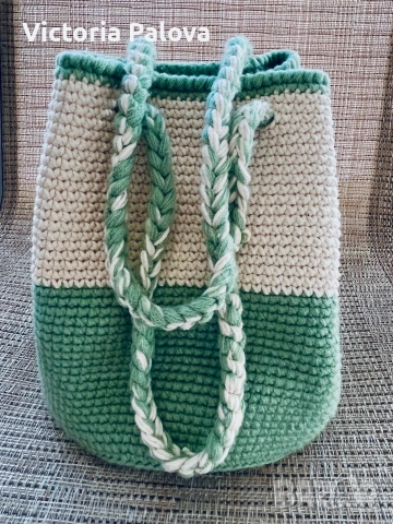 Оригинална еко чанта Cabuya Shigra Bucket Bag – La Ñaña Guayusa, снимка 8 - Чанти - 55161981