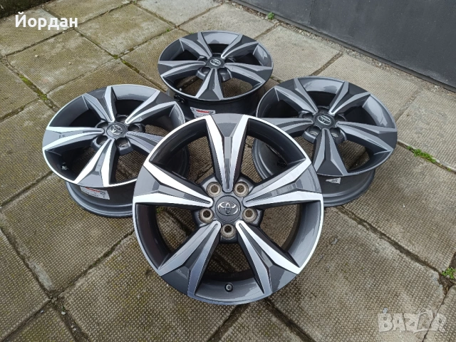 ОРИГИНАЛНИ джанти 17 '' цола 5x114,3 ТОЙОТА / TOYOTA + датчици 6,5J ET45, снимка 2 - Гуми и джанти - 53965272