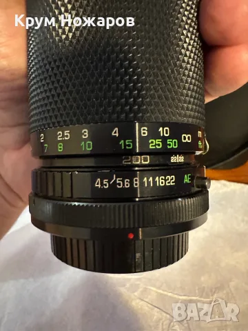 Продавам Обектив  SOLIGOR c/d zoom+macro 80-200mm , снимка 9 - Обективи и филтри - 55309485