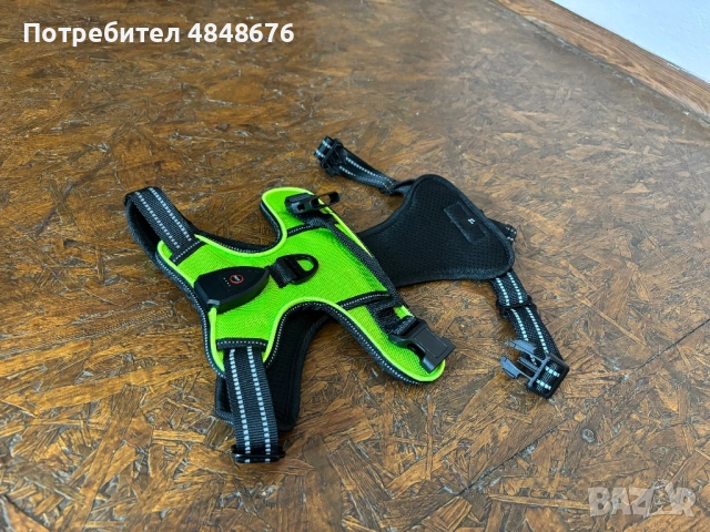 Професионален светещ нагръдник за кучета (Type-C) + ПОДАРЪЦИ, снимка 6 - За кучета - 54799252