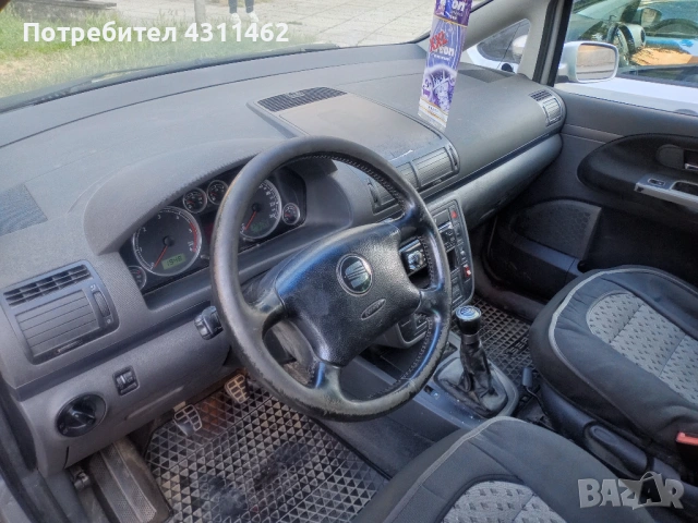 Сеат Алхамбра 1.9TDI 4×4, снимка 11 - Автомобили и джипове - 54843839