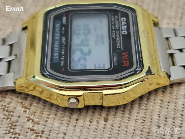 Колекционерски часовник CASIO A 159W 1978г. Made in Japan, снимка 2 - Колекции - 54310471
