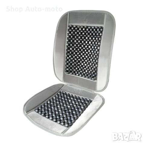 Масажен протектор за седалка Automat-86x43см, Масажор, Черен и Сив, снимка 7 - Аксесоари и консумативи - 54052671