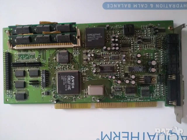 Звукова карта ISA sound Creative AWE32 за ретро компютри. 